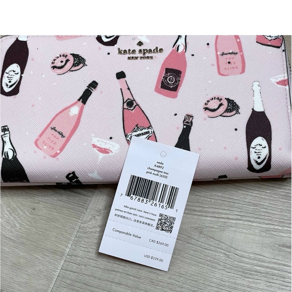 New with tags Kate Spade Shore Street Margaret’s Champagne  wallet